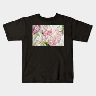 Blooming Peonies Kids T-Shirt